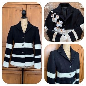 Pendleton Skyline Stripe Virgin Wool Blazer Jacket